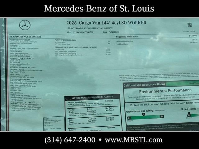 New 2026 Mercedes-Benz Sprinter 2500 image 4