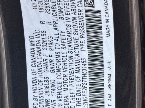 Certified 2026 Honda Civic LX image 36