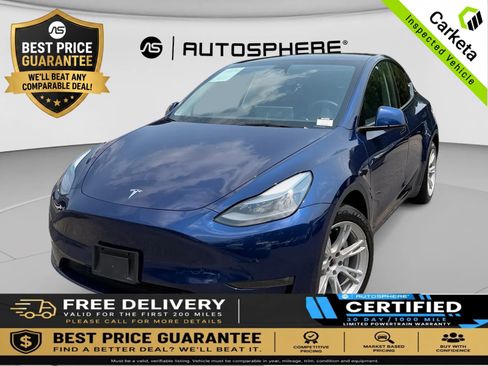 Used 2024 Tesla Model Y Long Range AWD/4WD image 1