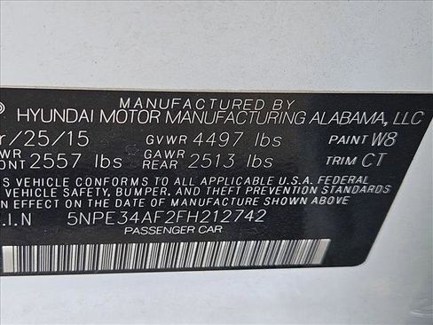 Used 2015 Hyundai Sonata Sport w/ Option Group 04 image 22