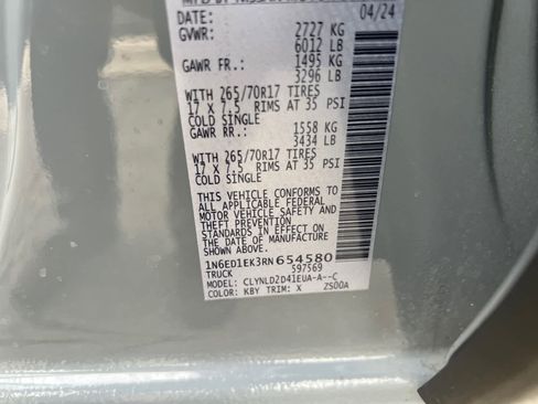 Certified 2024 Nissan Frontier PRO-4X w/ Technology Package image 17