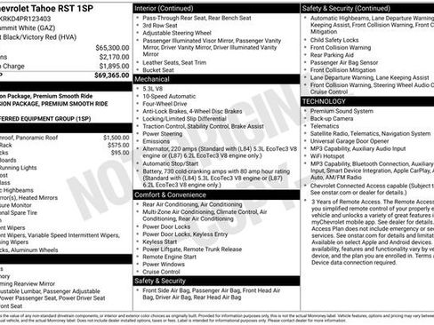 Used 2023 Chevrolet Tahoe RST AWD/4WD image 15