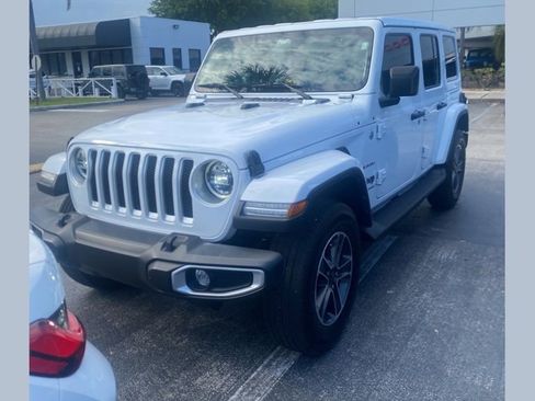 Used 2023 Jeep Wrangler Sahara w/ LED Lighting Group image 1