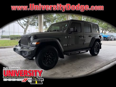 Used 2019 Jeep Wrangler Unlimited Sport S AWD/4WD image 1