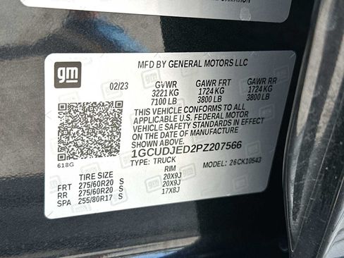 Used 2023 Chevrolet Silverado 1500 High Country w/ Technology Package AWD/4WD image 22