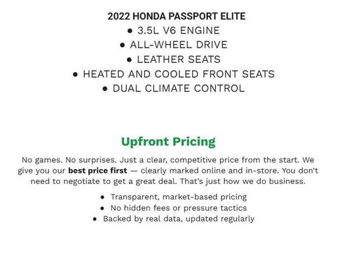 Used 2022 Honda Passport Elite image 2