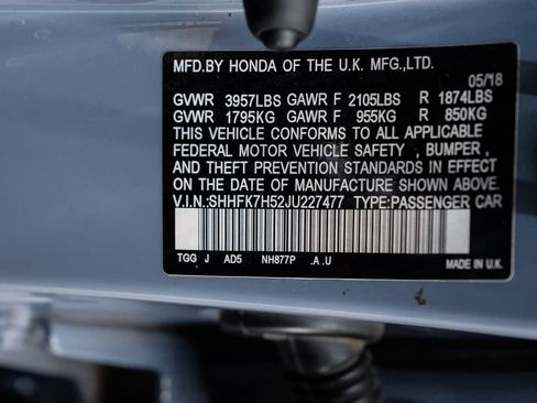 Used 2018 Honda Civic EX image 73