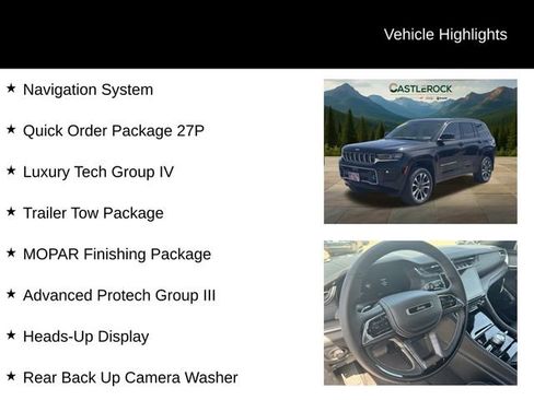 New 2024 Jeep Grand Cherokee Overland w/ Advanced Protech Group III image 8