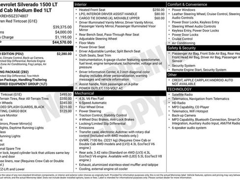 Used 2016 Chevrolet Silverado 1500 LT w/ All Star Edition AWD/4WD image 4