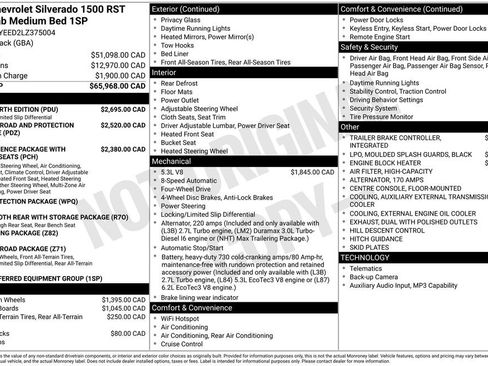 Used 2020 Chevrolet Silverado 1500 RST w/ True North Edition AWD/4WD image 37