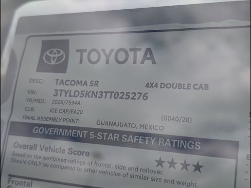 New 2026 Toyota Tacoma SR image 14