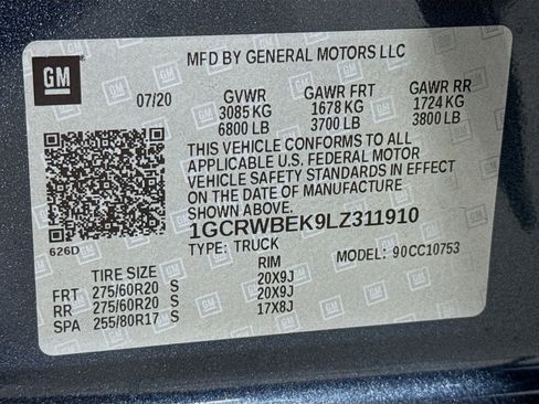 Used 2020 Chevrolet Silverado 1500 Custom w/ Custom Value Package image 40