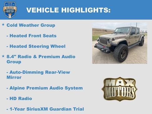 Used 2020 Jeep Gladiator Rubicon AWD/4WD image 12