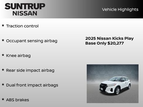 Certified 2025 Nissan Kicks Play S FWD image 23