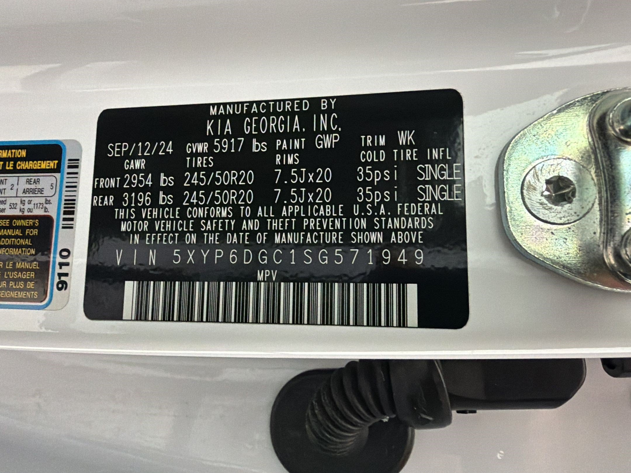 Used 2025 Kia Telluride S AWD/4WD image 28