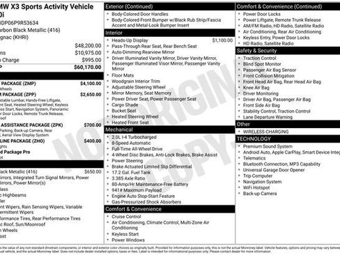 Used 2023 BMW X3 xDrive30i w/ M Sport Package AWD/4WD image 13