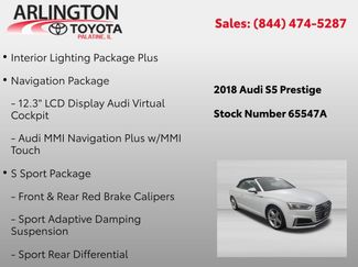 Used 2018 Audi S5 Prestige w/ S Sport Package AWD/4WD video 2