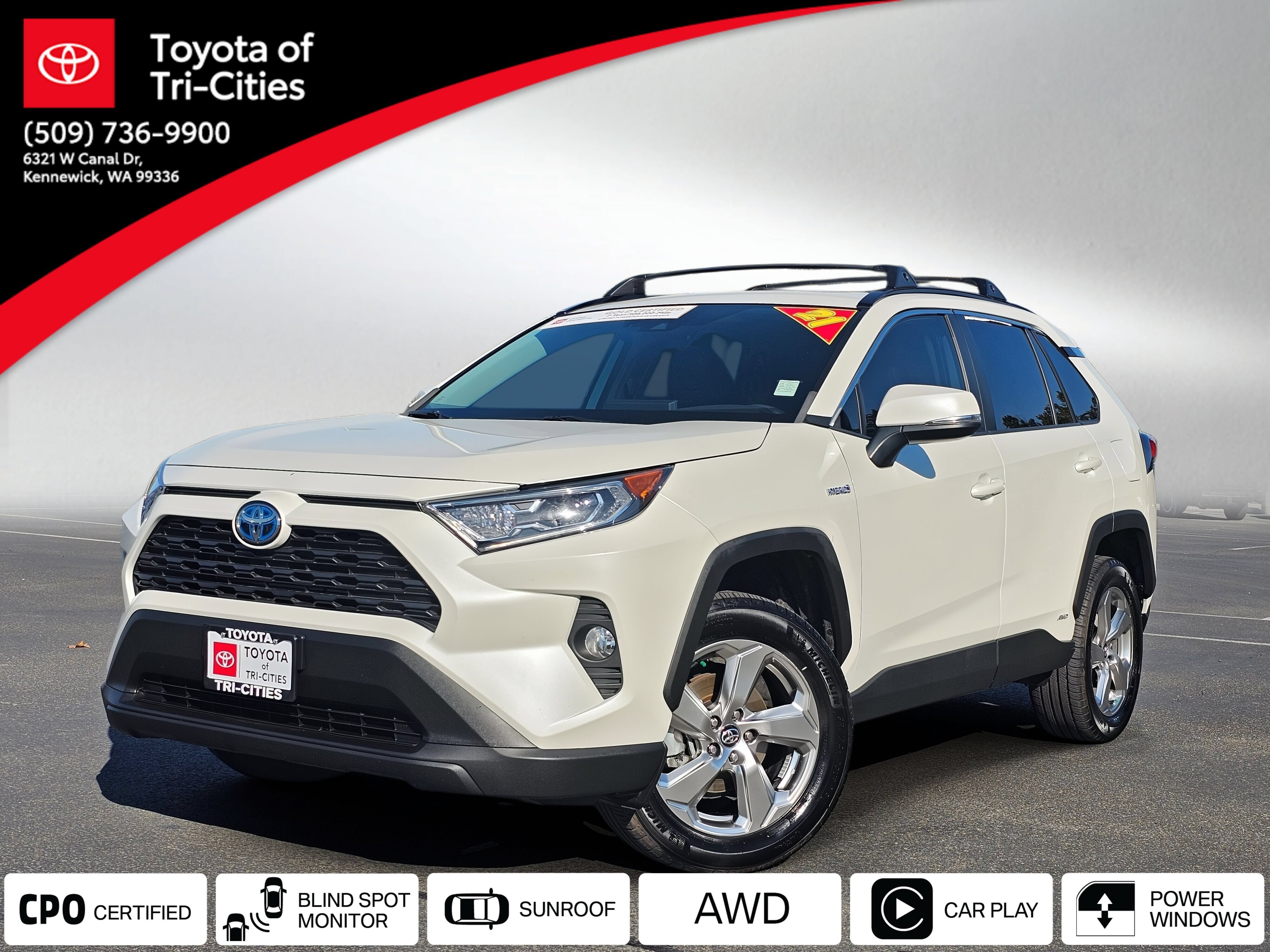 Certified 2021 Toyota RAV4 XLE Premium AWD/4WD image 1