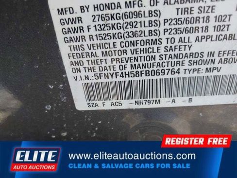 Used 2015 Honda Pilot EX-L image 17