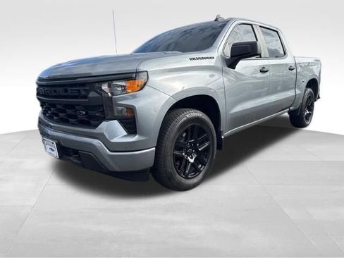 Certified 2024 Chevrolet Silverado 1500 Custom w/ LPO, Dark Essentials Package RWD image 1