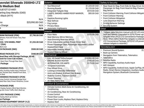 New 2026 Chevrolet Silverado 3500 LTZ w/ LTZ Premium Package AWD/4WD image 27