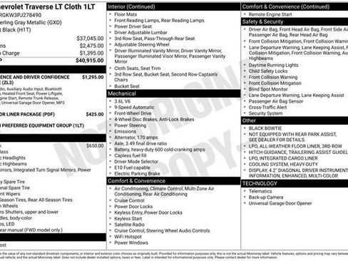 Used 2023 Chevrolet Traverse LT FWD image 2
