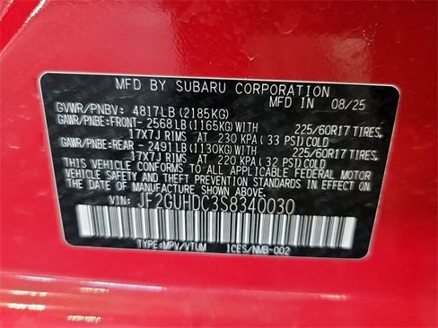 Certified 2025 Subaru Crosstrek 2.0i Premium image 20