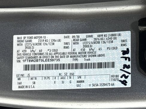 Used 2020 Ford F250 Lariat AWD/4WD image 94