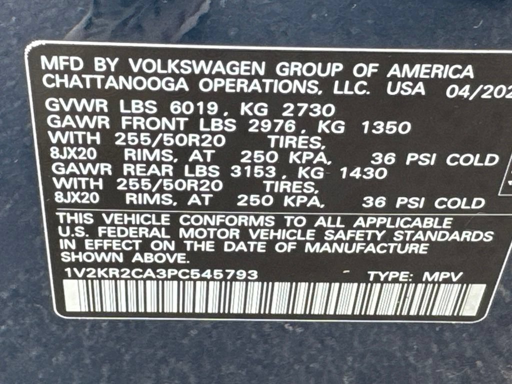 Used 2023 Volkswagen Atlas SE w/ Panoramic Sunroof Package AWD/4WD image 41