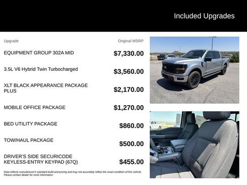 New 2026 Ford F150 XLT w/ Equipment Group 302A MID AWD/4WD image 5