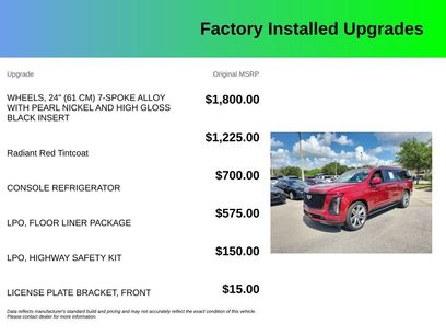 Used 2025 Cadillac Escalade ESV Sport Platinum w/ LPO, Floor Liner Package
