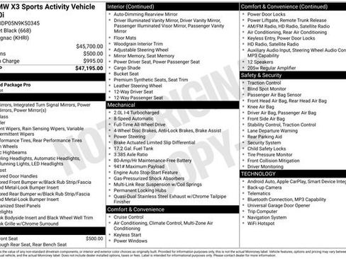 Used 2022 BMW X3 xDrive30i image 33