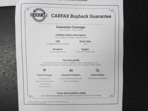 Used 2013 Dodge Grand Caravan SE image 39