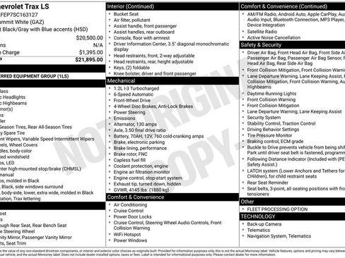 Used 2025 Chevrolet Trax LS image 29