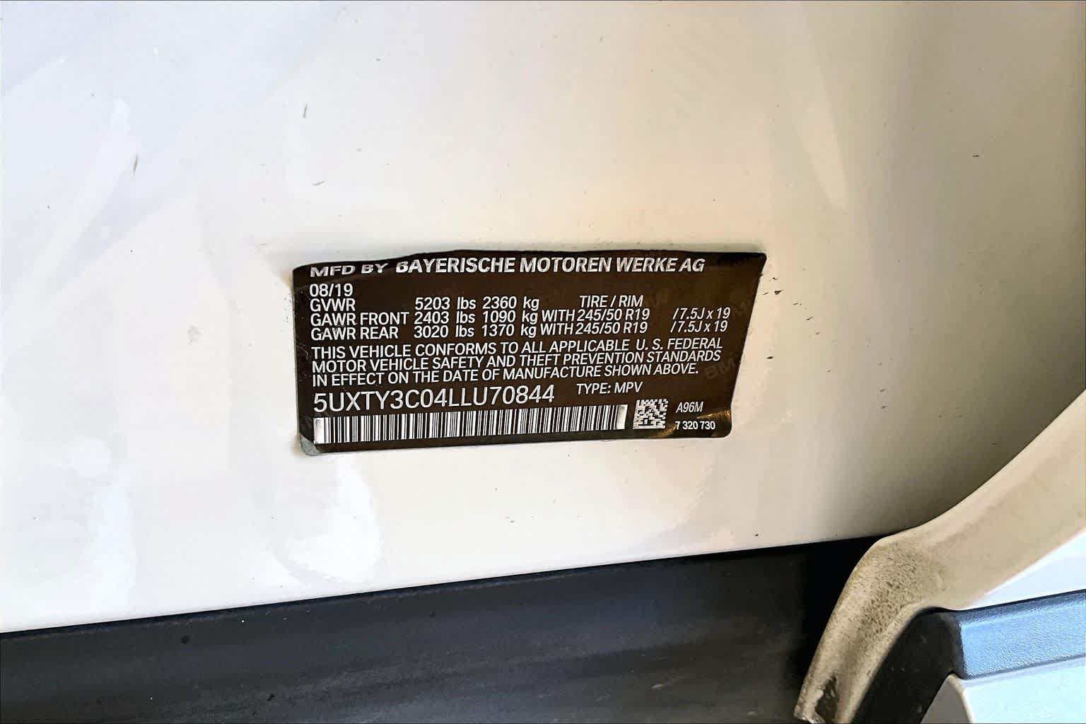 Used 2020 BMW X3 sDrive30i w/ Convenience Package RWD image 35