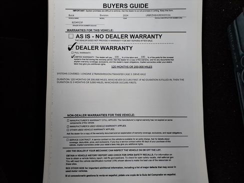 Used 2024 Buick Envision Preferred image 37