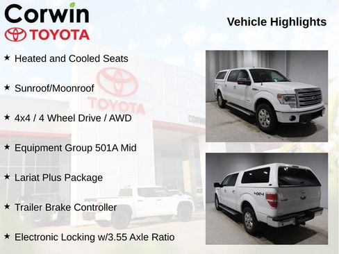 Used 2014 Ford F150 Lariat w/ Lariat Chrome Package image 11