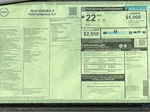 New 2024 Nissan Z Performance w/ Heritage Edition image 17