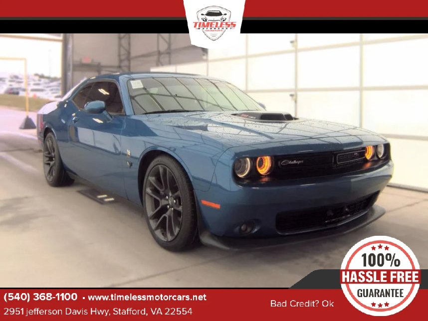 Used 2021 Dodge Challenger R/T Scat Pack w/ Shaker Package RWD image 1