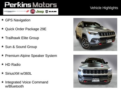 New 2025 Jeep Compass Trailhawk w/ Trailhawk Elite Group image 2