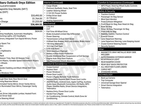 Used 2023 Subaru Outback Onyx Edition image 7