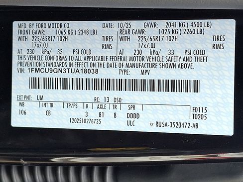 New 2026 Ford Escape Active AWD/4WD image 11