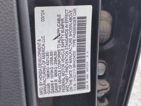 Used 2024 Honda Accord EX image 25