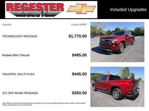 Used 2023 Chevrolet Silverado 1500 High Country w/ Technology Package AWD/4WD image 5