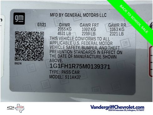 Used 2021 Chevrolet Camaro SS RWD image 28