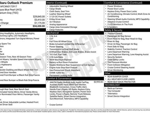 Certified 2022 Subaru Outback Premium AWD/4WD image 28