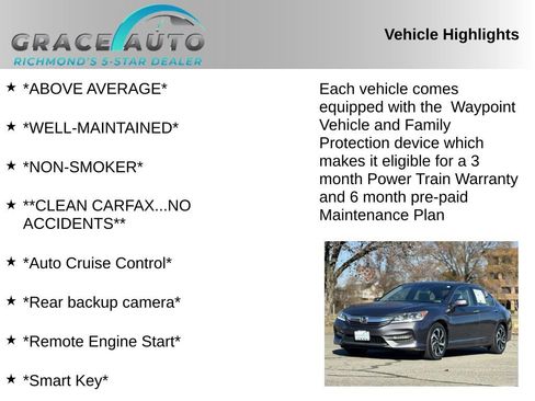 Used 2017 Honda Accord EX-L image 2