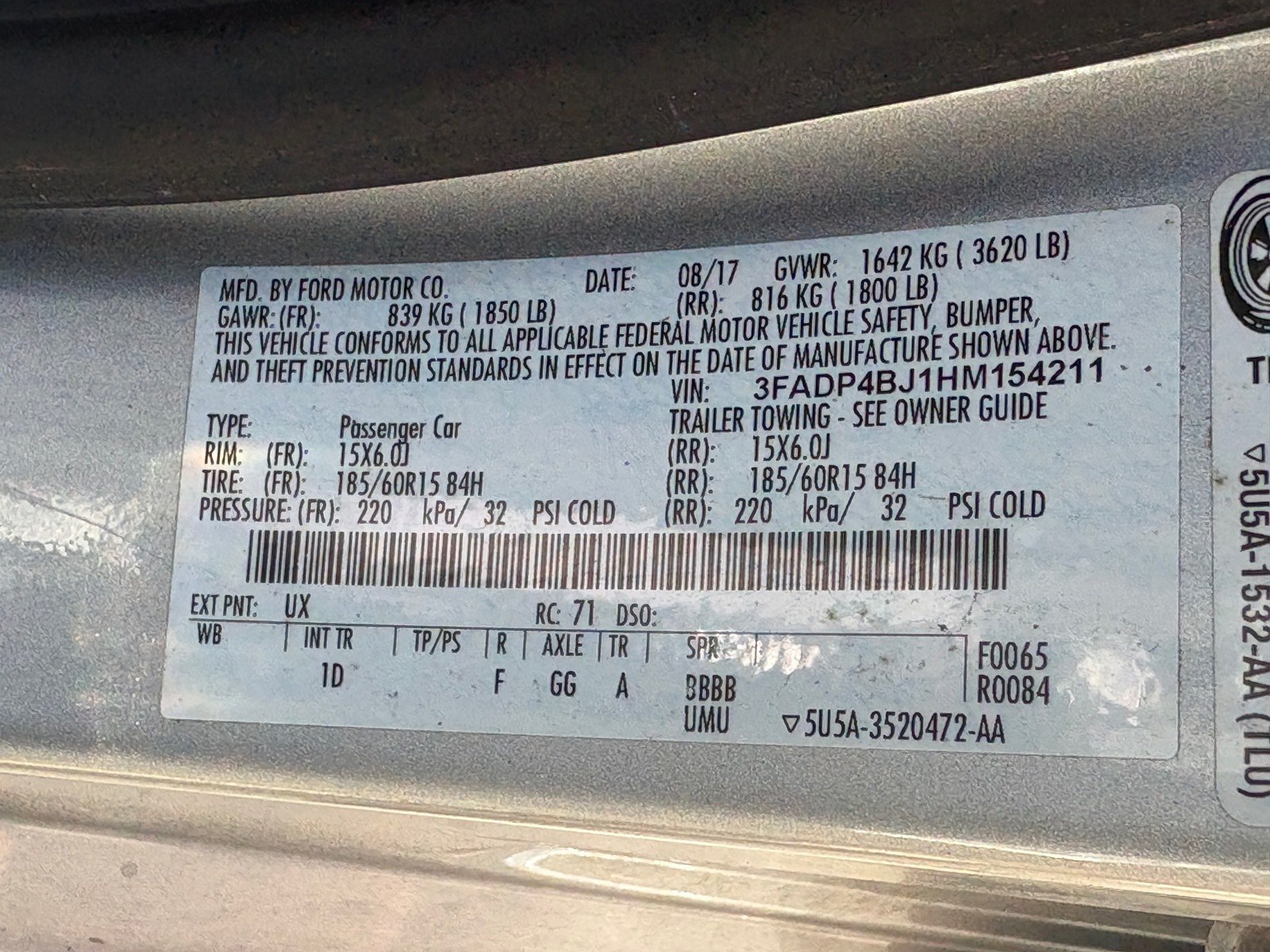 Used 2017 Ford Fiesta SE FWD image 8
