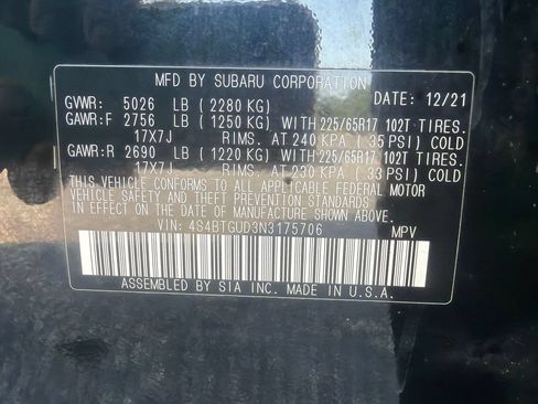 Used 2022 Subaru Outback Wilderness AWD/4WD image 25