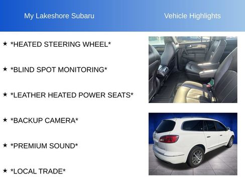 Used 2017 Buick Enclave Leather w/ Trailering Package AWD/4WD image 10